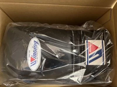 Winning Boxing Gloves MS-400 Professional Type 12 oz Black String type JAPAN - Image 1 of 4