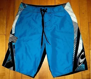 Vintage O'NEIL NEW 90s Embroidered Logo Drawstring Board Surf Shorts Size 30 - Picture 1 of 2
