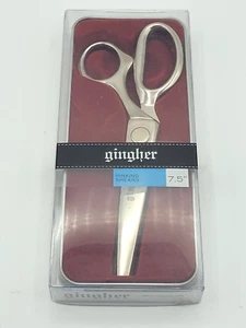 Gingher Pinking Shears 7.5" G-7P ZigZag Blade Crafts Sewing Scissors Dressmaking - Picture 1 of 9