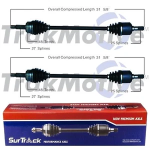 SurTrack Pair Set 2 Rear CV Axle Shafts For Hyundai Tucson 4WD Kia Sportage AWD - Picture 1 of 1