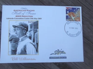 2003 AUST HORSE RACING HALL OF FAME INDUCTEE BILL WILLIAMSON COVER - Picture 1 of 1