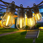 16M Solar String Lights Outdoor, Ip65 Waterproof Patio String Lights With Shatte