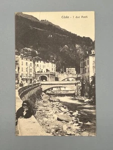 CARTOLINA EDOLO I DUE PONTI BRESCIA - Imagen 1 de 2