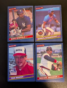 1986 Donruss - 4 Card Lot - Picture 1 of 5