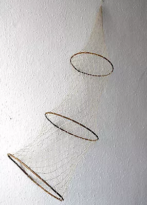 Reuse 100cm X 32cm 3 Bambus Ringe Fischernetz Dekoration • 15.99€