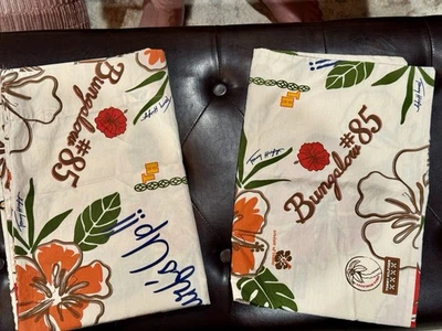 2 fronhas vintage tamanho padrão mistura de algodão Tommy Hilfiger - Imagem 1 de 4