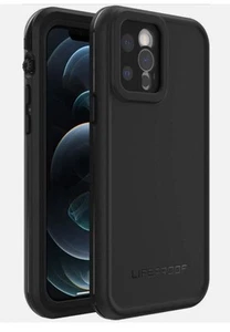 LifeProof FRE SERIES Waterproof Case for iPhone 12 Pro - BLACK (Defects) - Picture 1 of 20