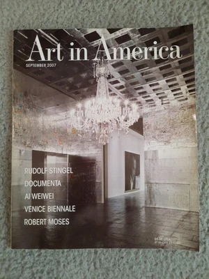 Art in America Magazine, September 2007: Rudolf Stingel, Ai Weiwei, Venice - Image 1 of 2