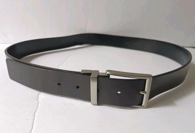 Cinturón Calvin Klein Hombre 40 Negro Imitación Cuero Reversible Ajustable  Foto 1 de 4