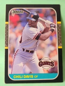 1987 Donruss - Chili Davis #268 - San Francisco Giants  - Picture 1 of 2