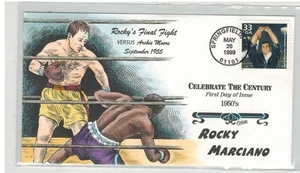 COLLINS HANDPAINTED 1950s CELEBRATE CENTURY BOXING CHAMP ROCKY MARCIANO - Picture 1 of 1