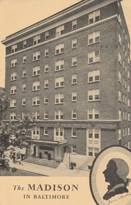Baltimore MD The Madison 1936 hotel/edificio de apartamentos - Imagen 1 de 2