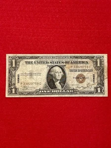1935-A HAWAII One $1 Dollar SILVER CERTIFICATE Bill 1935 A Emergency Note - Picture 1 of 8