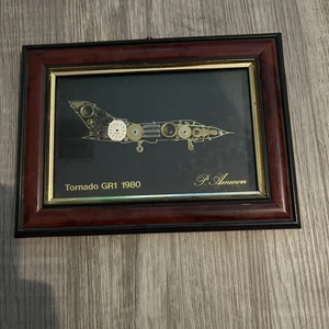 Tornado GR1 1980 Wandbild aus Uhrenteilen - Bild 1 von 5