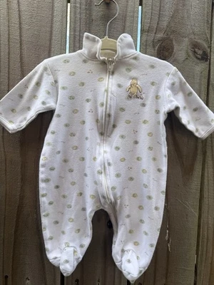 Mameluco clásico Y2k Pooh para dormir bebé talla 0-3 meses 100 % algodón Foto 1 de 4