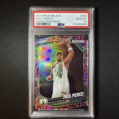 Prizm Black Paul Pierce Snakeskin PSA 10 2024 Foto 1 de 2