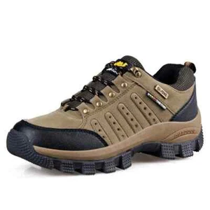 Sneakers outdoor uomo impermeabili scarpe da trekking comode antiscivolo passeggio - Foto 1 di 21