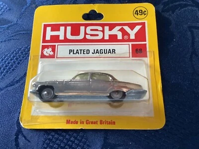 HUSKY 68PLATED JAGUAR  MINT, EXCELLENT PUNCHED CARD - Image 1 of 3