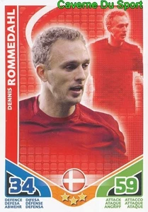 DENNIS ROMMEDAHL # DANMARK CARD KARTE MATCH ATTAX STARS MONDE 2010 TOPPS - Bild 1 von 2
