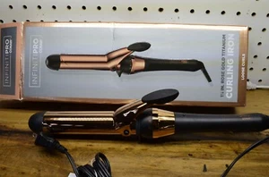 Rizador CONAIR INFINITIPRO oro rosa titanio 1,25 pulgadas, barril de 1,25 pulgadas - Imagen 1 de 4