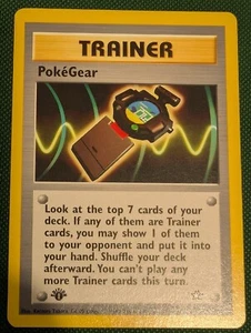 PokeGear 88/111 Uncommon 1st Edition Pokémon TCG LP - Picture 1 of 7
