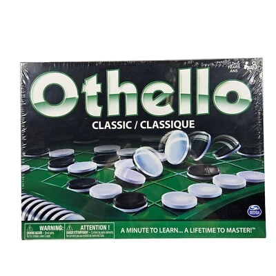 Classic Othello Board Game by Spin Master, 2-Player Strategy for Ages 7+, STEM  - Image 1 of 4
