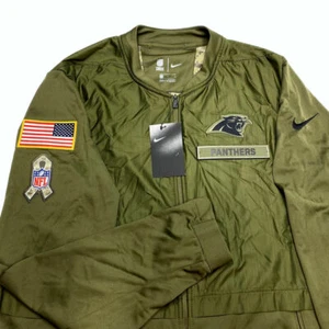 NWT Carolina Panthers Nike Salute to Service Onfield Jacket M NFL Football USA - Picture 1 of 8