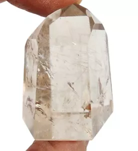 Rutilated Quartz Polished Crystal Tower Brazil 40.3 grams - Picture 1 of 5