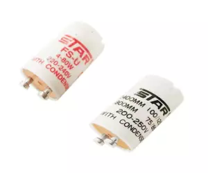 2 x Starter Switch Fluorescent Tube Lights 4 - 80W or 100 - 125W CE Standard - Picture 1 of 3