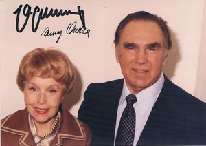 Max Schmeling 1906-2005 & Anny Ondra 1902-87 autografo firmato foto 4"x6 - Foto 1 di 1