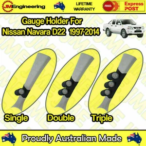 Gauge Holder for Nissan Navara D22 1997-2014 Pillar Gauge Pod 52mm 60mm - Bild 1 von 4