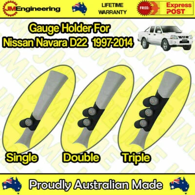Gauge Holder Pillar Gauge Pod for Nissan Navara D22 1997-2014 52mm 60mm - image 1 of 4