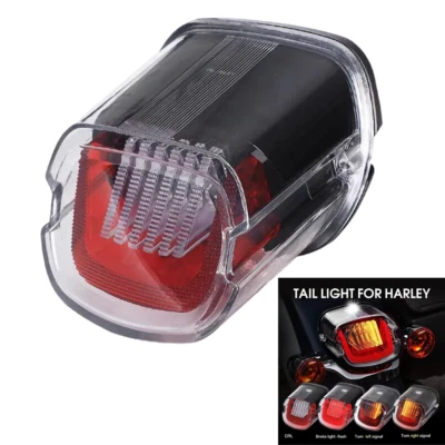 Luz trasera LED freno para Harley Dyna Sportster DRL 26W LED lámpara de señal de parada trasera Foto 1 de 4