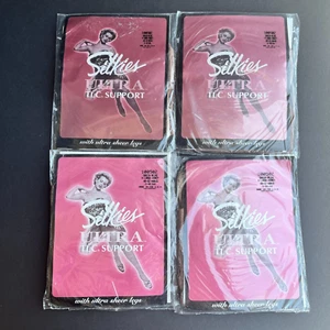 Silkies Ultra TLC Support Pantyhose Ultra Sheer Beige Honey Queen XLarge 100502 - Picture 1 of 4