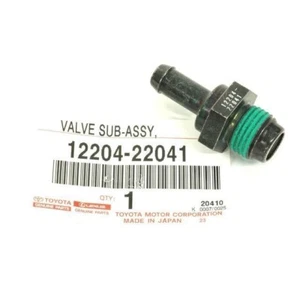 Genuine Toyota 00-08 Corolla 03-08 Matrix 1.8L 1ZZFE PCV Valve 12204-22041 - Picture 1 of 1