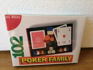 SCATOLA POKER FICHES DADI PUNTATI ART 102 DAL NEGRO ANNI '90 - Picture 1 of 4