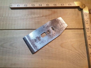 Vintage Schallplattenbank Hobel 23/8" Kappe Eisen alt Holzbearbeitung Handwerkzeuge Tischlerei - Bild 1 von 4