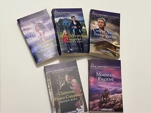 LOT of 5 paperback HARLEQUIN Romance Books Love Inspired #BR - Picture 1 of 3