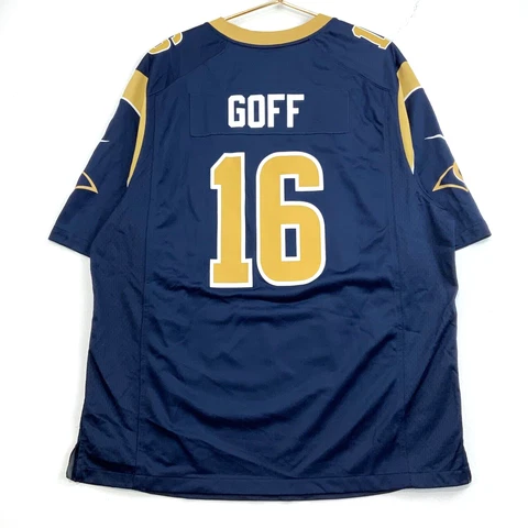 Jared Goff #16 Los Angeles Rams Nike Football Jersey Size 2XL Nfl Cover