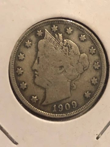 1909 U.S Liberty V Nickel Full Liberty Cover