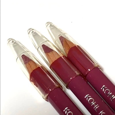 Jordana 3 LIP LINER PENCILS Maroon Lip Color Contour Made In USA Lipliner Lips - Image 1 of 4