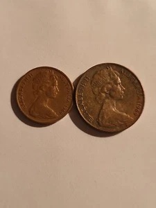 1969 Coin - Australia 🇦🇺 1 Cent & 2 Cent Coins - Picture 1 of 6