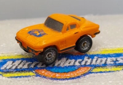 Micro Machines  The Awesome Collection! Chevy Corvette Orange Black Rat - Image 1 of 4