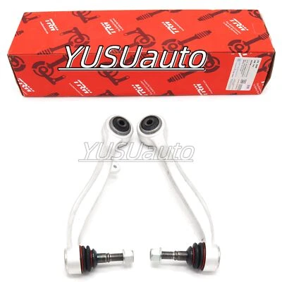 Genuine TRW 2x Front Lower Rearward Control Arm for BMW 645Ci 650i 745Li 745i - Image 1 of 4