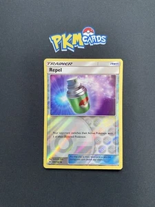 Juego de cartas coleccionables Pokémon Repeler Sol y Luna Base Set 130/149 Holograma inverso LP. - Imagen 1 de 3