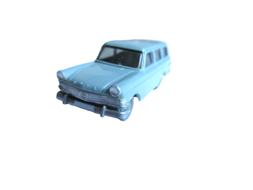Wiking 1:87 Opel Rekord P 2 Caravan, Verde Blu !!! - Immagine 1 di 4