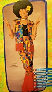 Flower Power Costume Girls M 8-10 -Feelin Groovy Rubies DRESS UP /gh5 - Picture 1 of 5