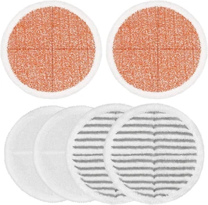 6 Pack Mop Pads Replacement Compatible with Bissell Spinwave Mops 2124 2039 2... - Picture 1 of 1