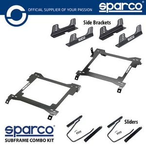 Sparco Seat Subframe Mounting Kit for SUBARU IMPREZA TURBO WRX STI (N14) 2008- - Picture 1 of 19