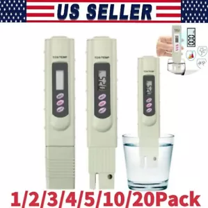 Handheld Water Quality Hardness Purity Digital LCD Meter 0-9990 PPM TDS TDS-3 - Picture 1 of 14